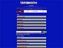 Tablet Screenshot of globalmusicbox.com